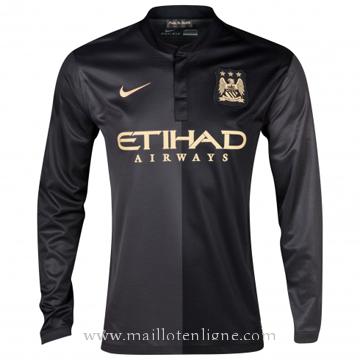 Maillot Manchester City Manche Longue Exterieur 2013-2014